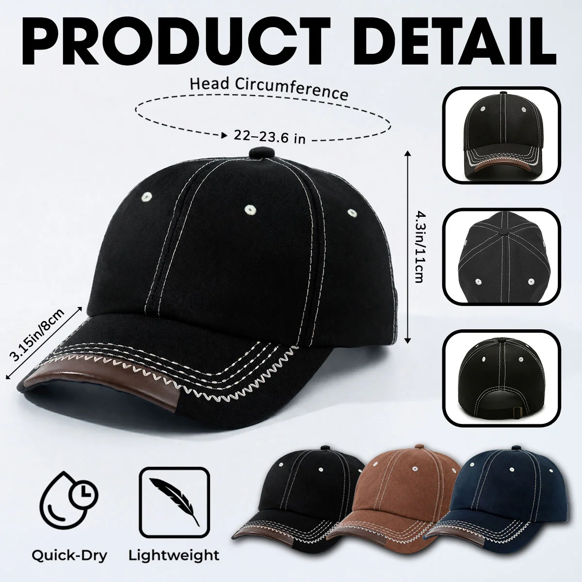 Always My Brother - Personalized Custom Vintage Soft Baseball Cap - Image 6