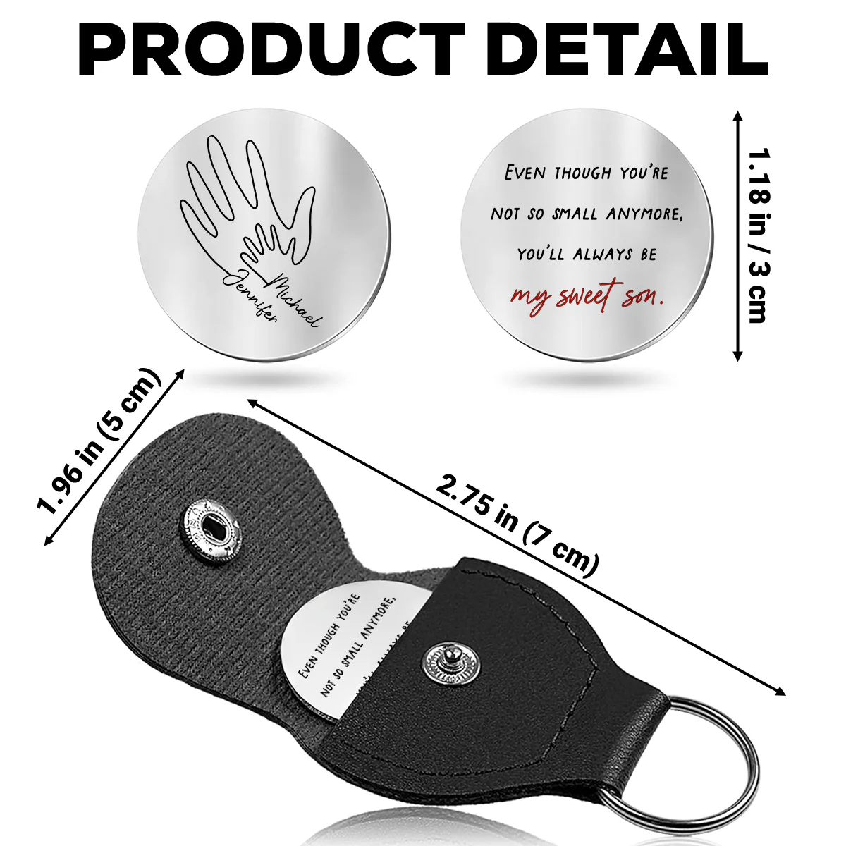 Always My Little One - Personalized Custom Pocket Hug - Image 5
