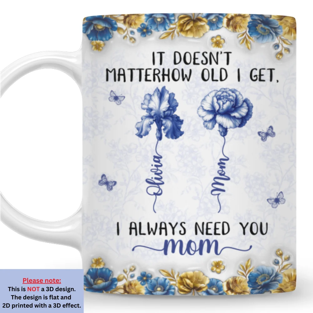 Always Need You Mom - Personalized Custom Coffee Mug - Image 7