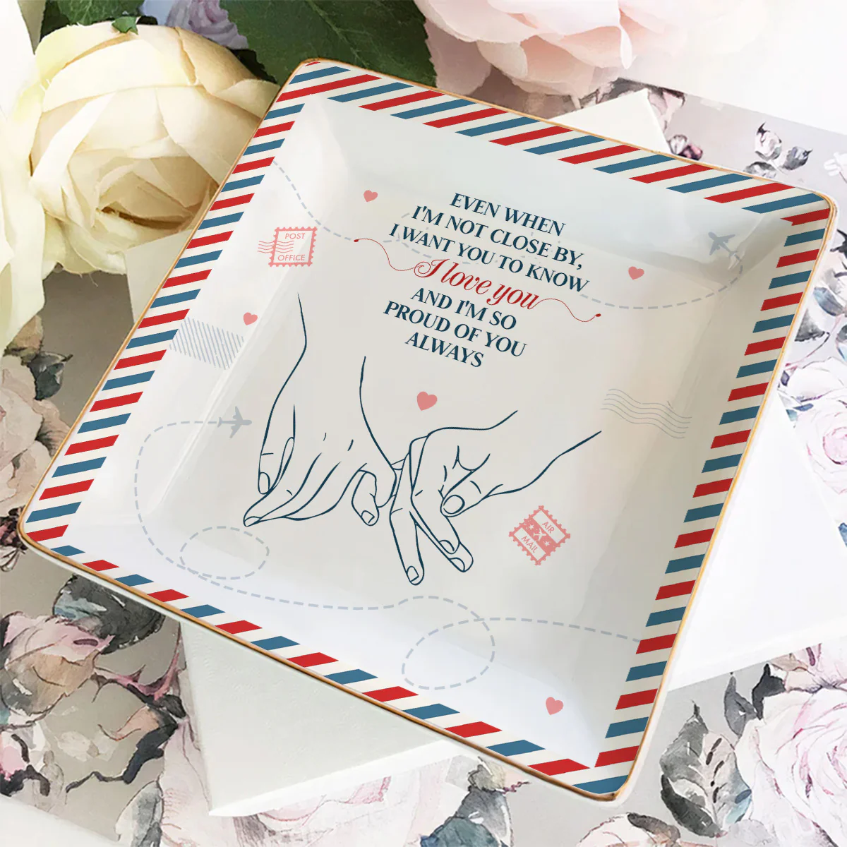 Always Proud Of You - Personalized Custom Jewelry Dish - Image 4