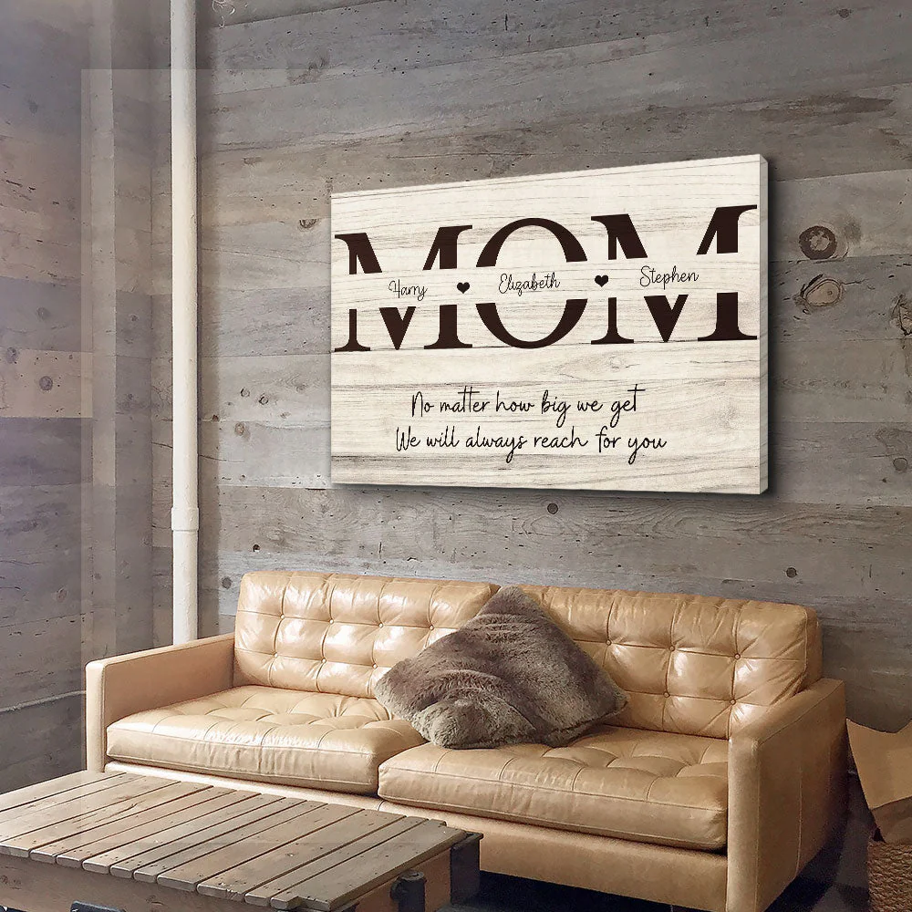 Always Reach For You - Personalized Custom Canvas Print - Image 3