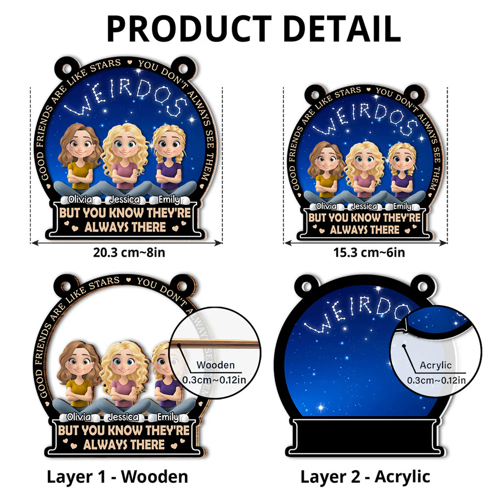 Always There - Personalized Custom Suncatcher - Image 4