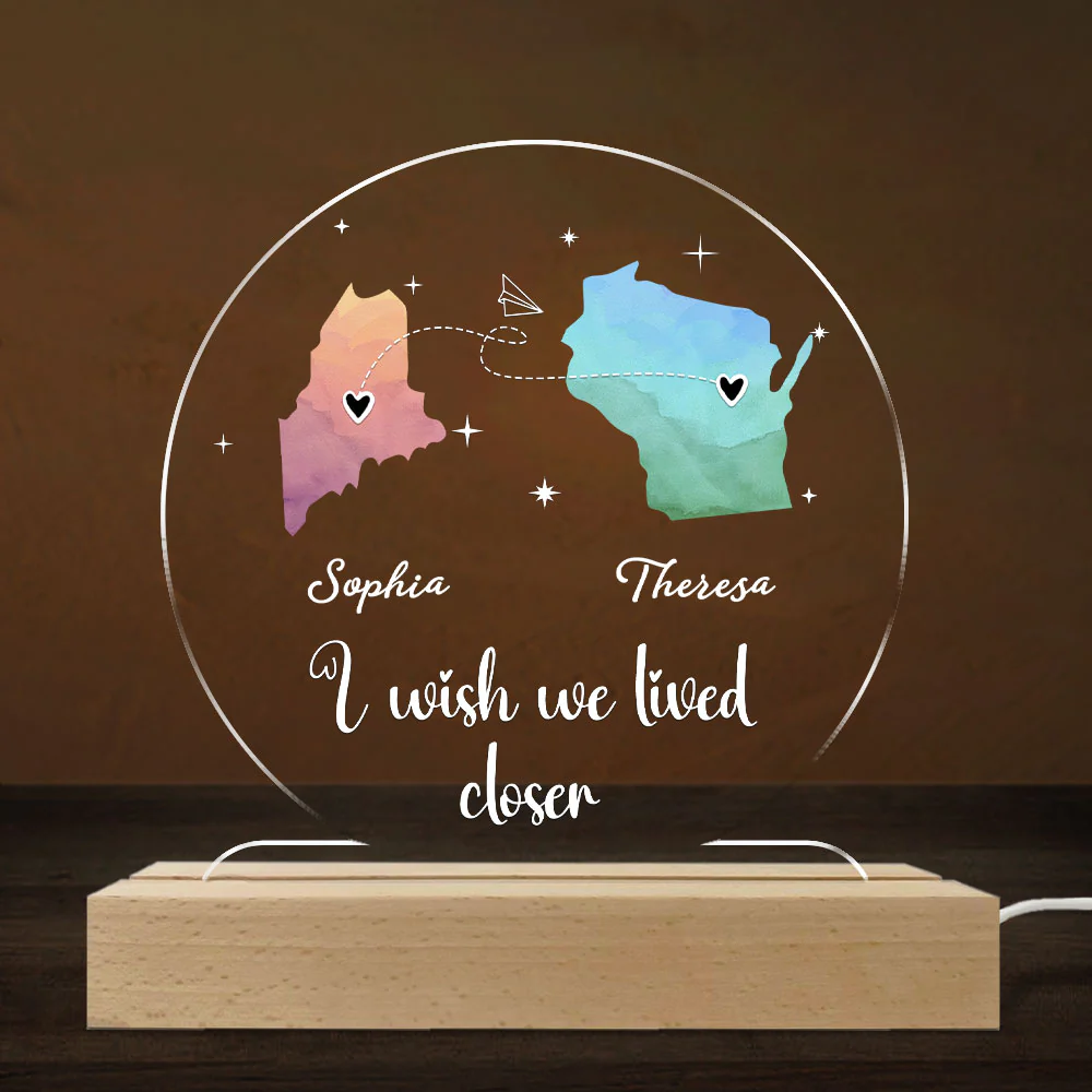 Always Under The Same Sky - Personalized Custom LED Light - Image 2