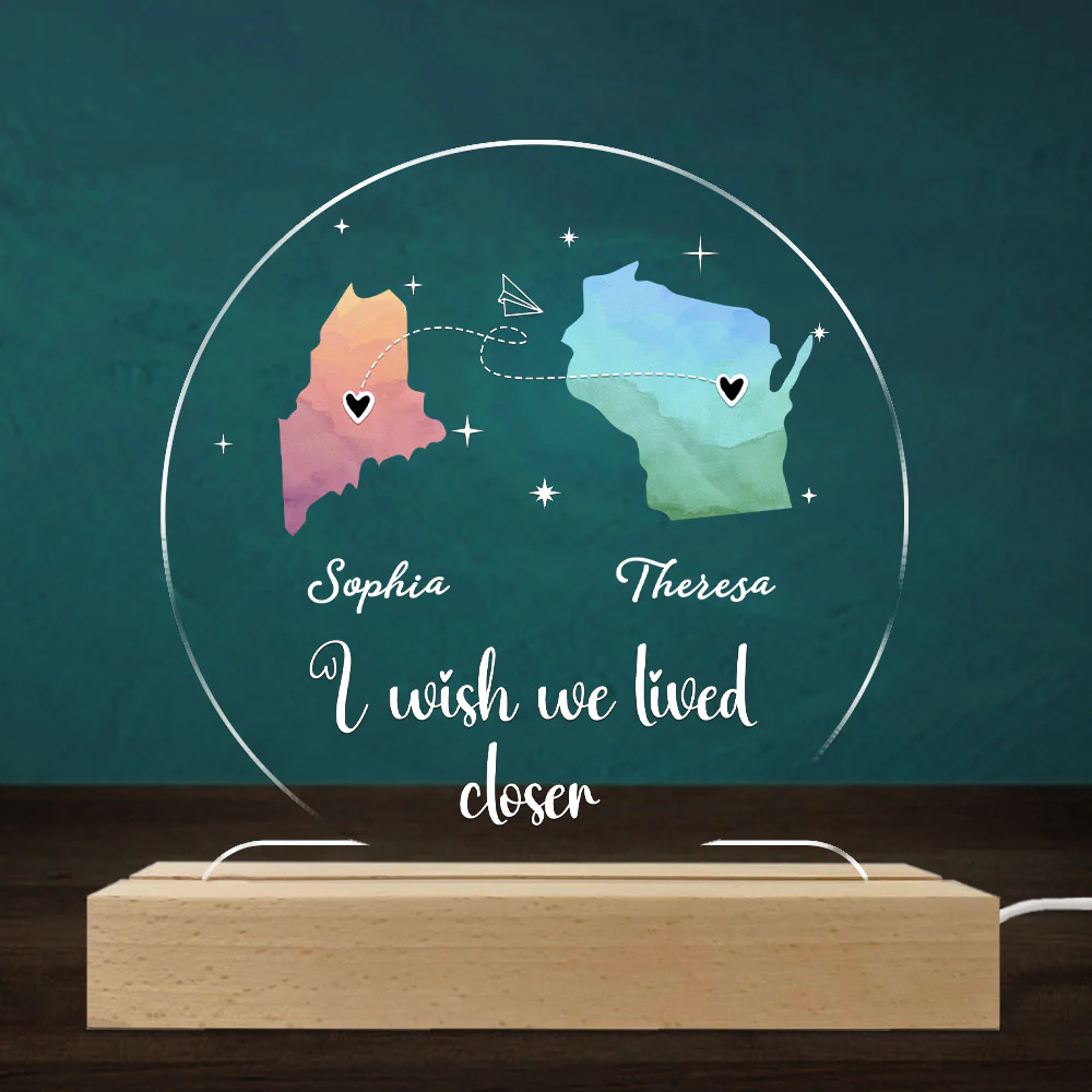 Always Under The Same Sky - Personalized Custom LED Light - Image 4