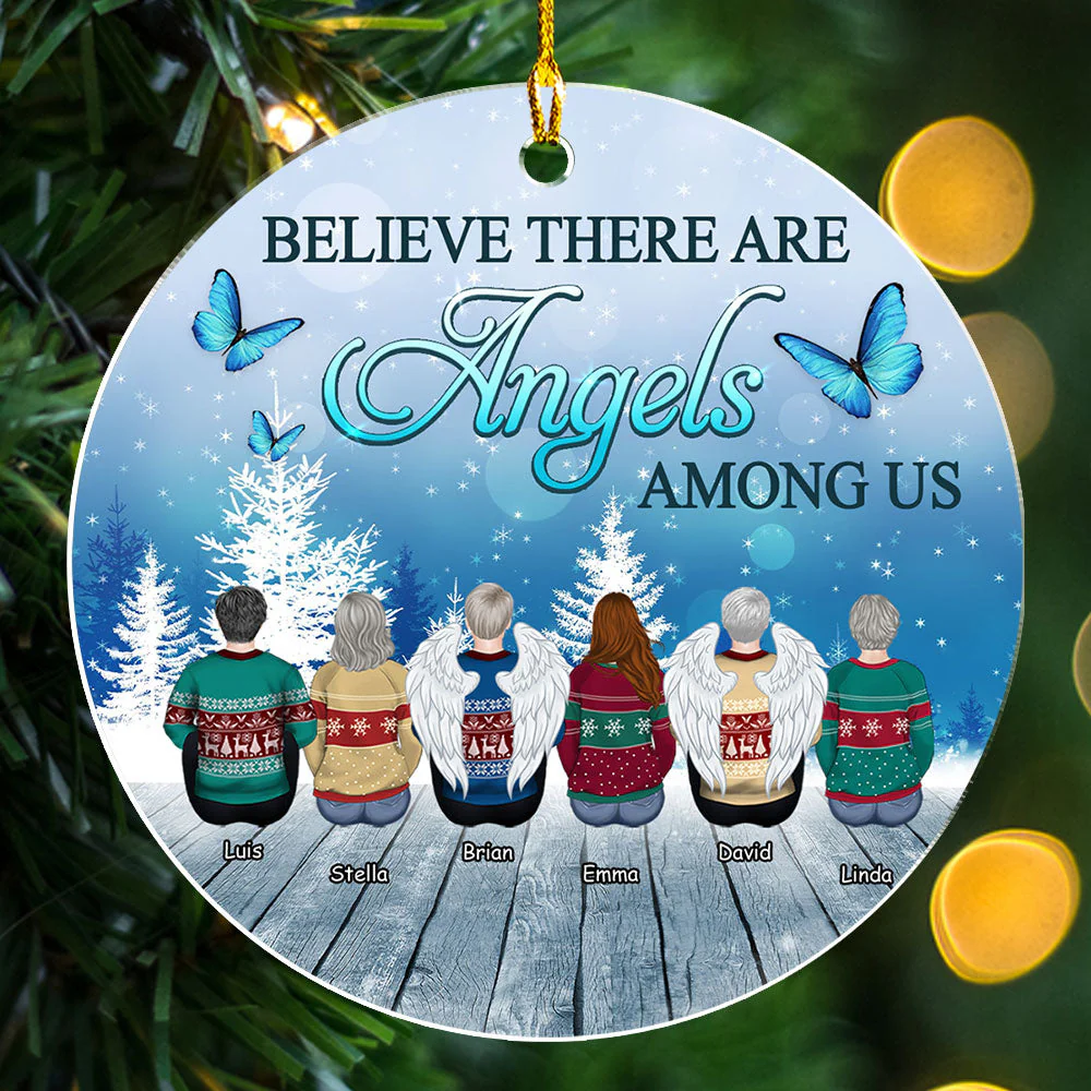 Always With You - Personalized Custom Acrylic Ornament - Image 2