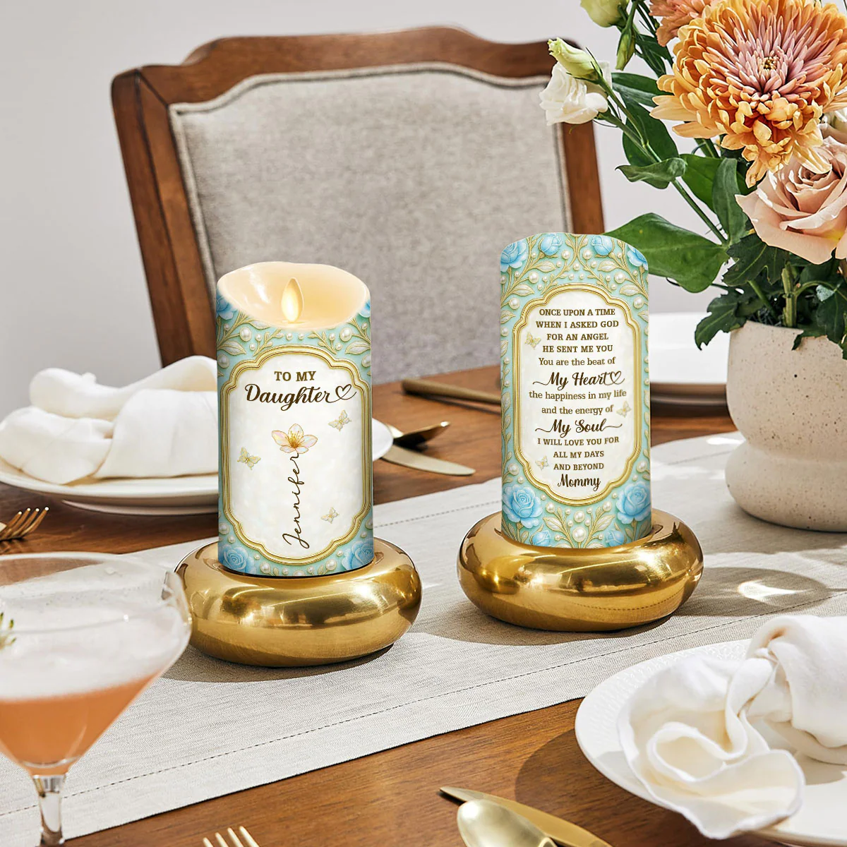 Always With You - Personalized Custom LED Candle - Image 4