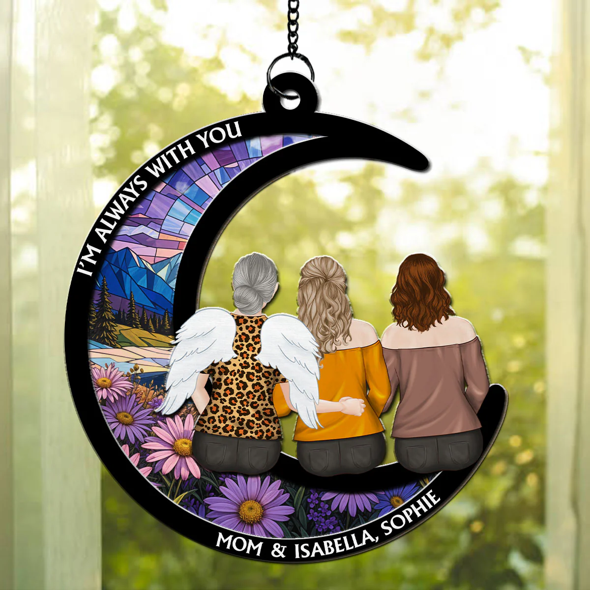 Always With You - Personalized Custom Suncatcher - Image 4