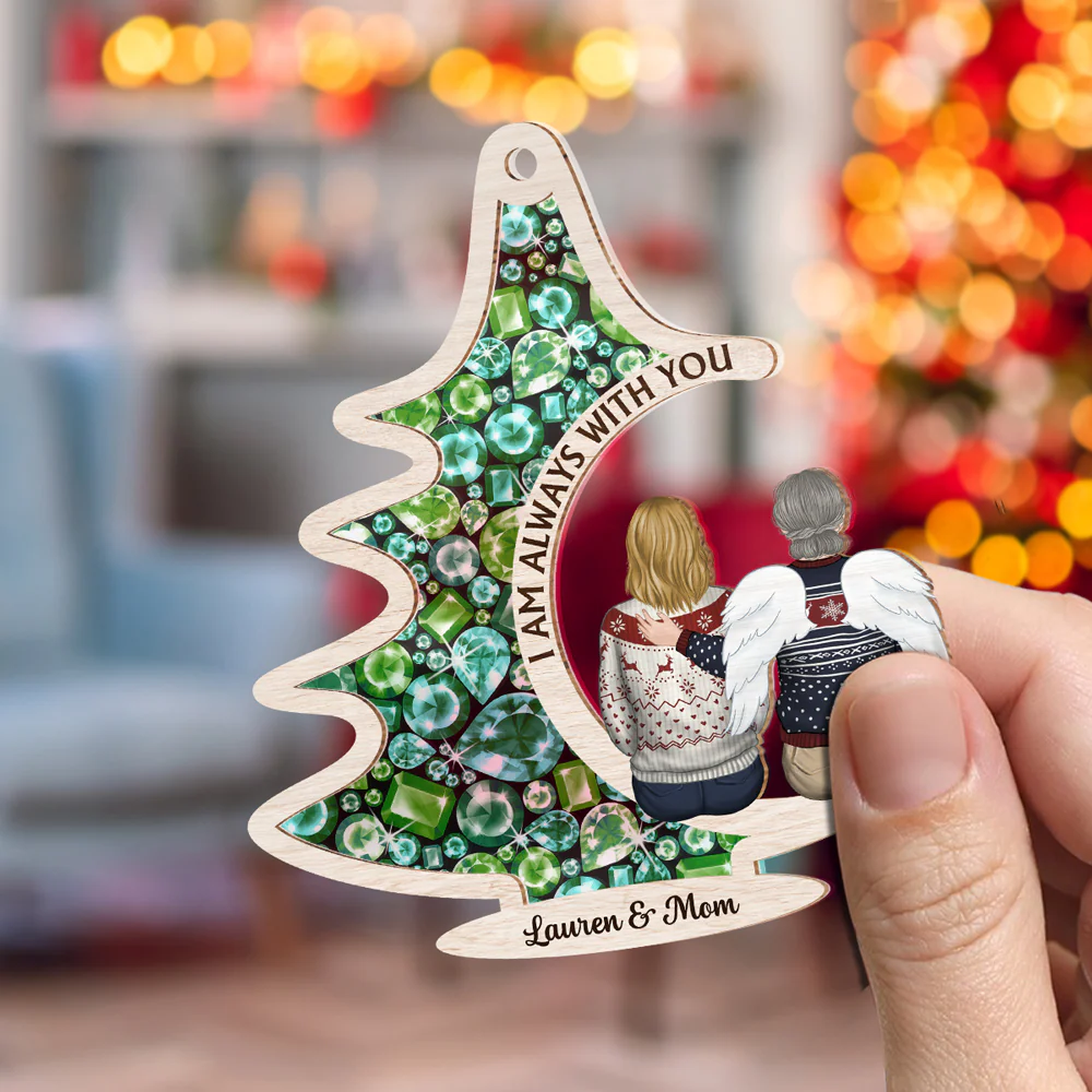 Always With You - Personalized Custom Suncatcher Ornament - Image 2