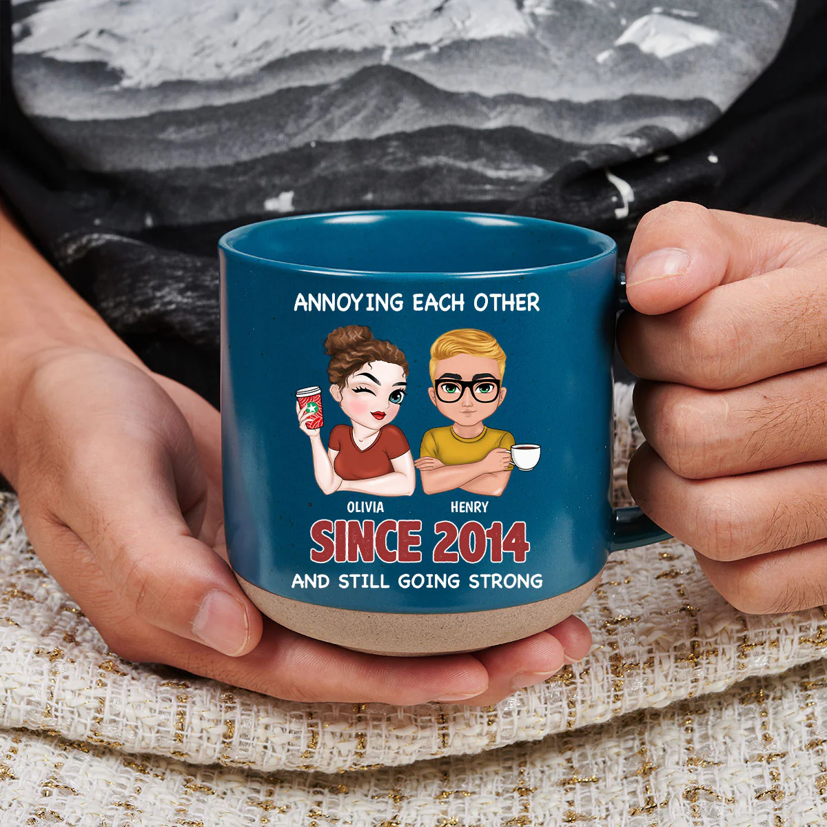 Always You - Personalized Custom Pottery Mug - Image 3