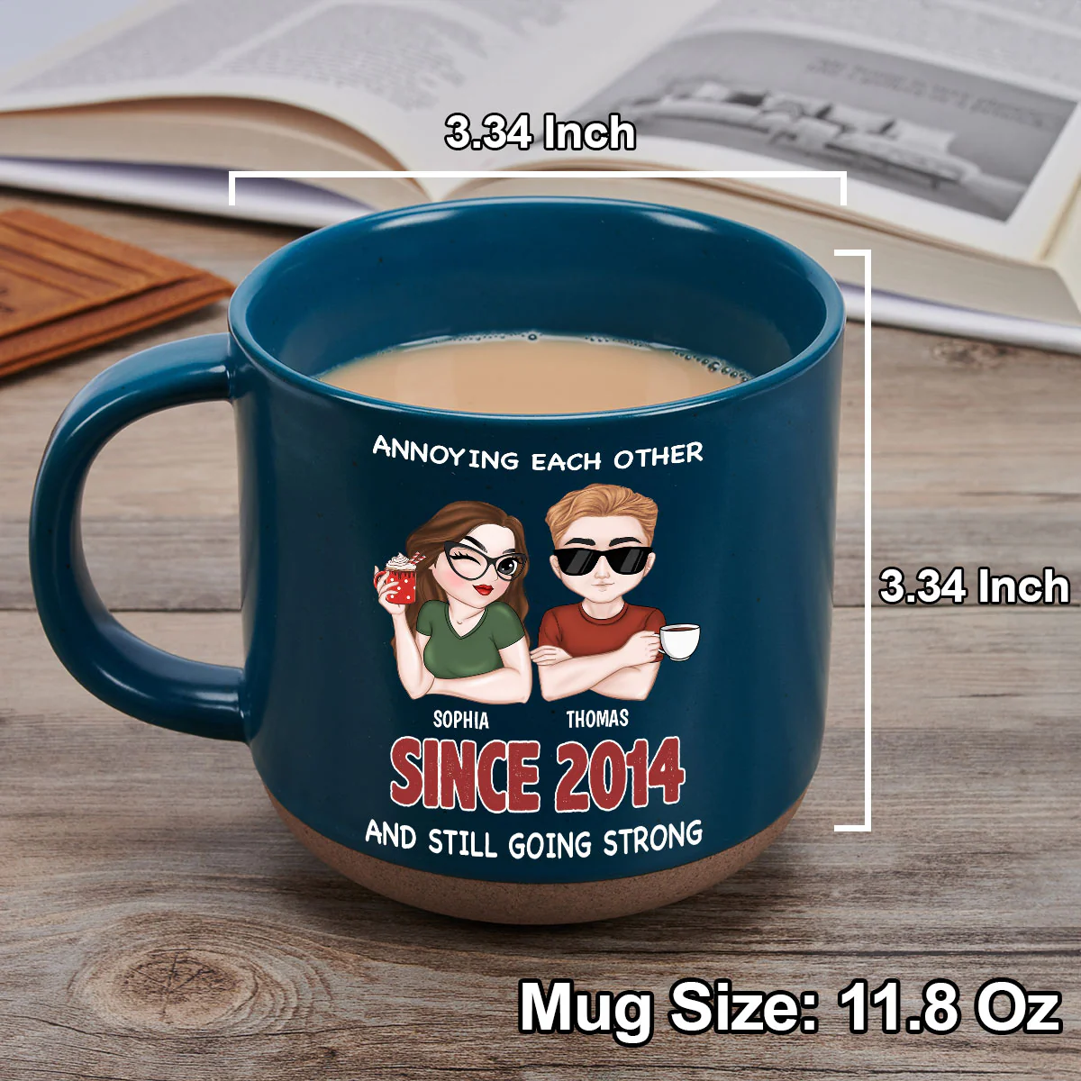 Always You - Personalized Custom Pottery Mug - Image 4
