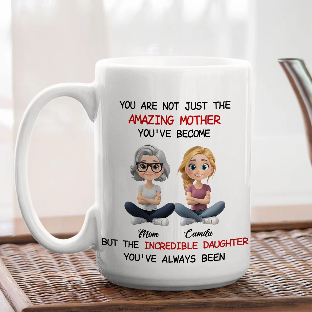 Amazing Mother - Personalized Custom Coffee Mug - Image 3