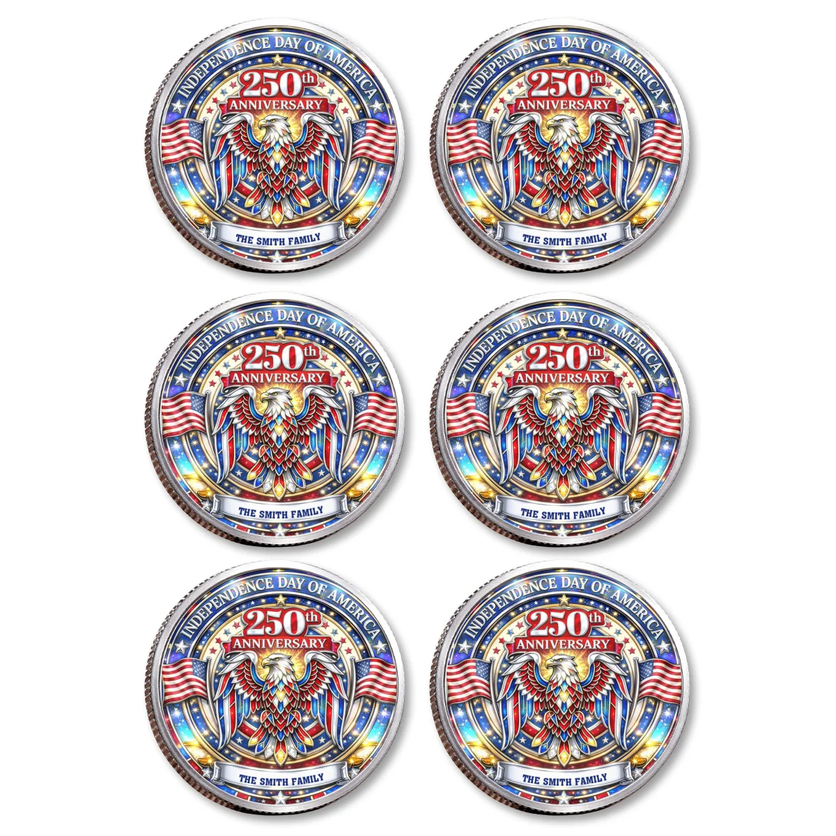 American Family 250 - Personalized Custom Commemorative Keepsake Coin - Image 20