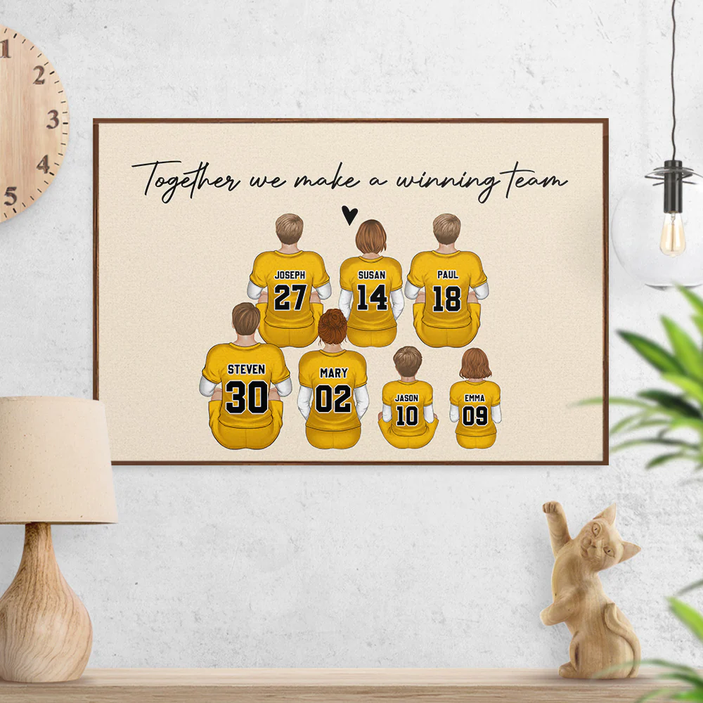 American Football Lover - Personalized Custom Poster - Image 3