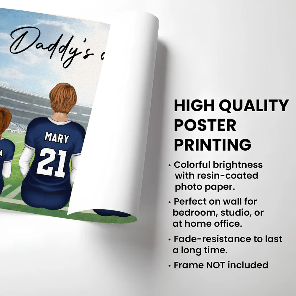 American Football Lover - Personalized Custom Poster - Image 6