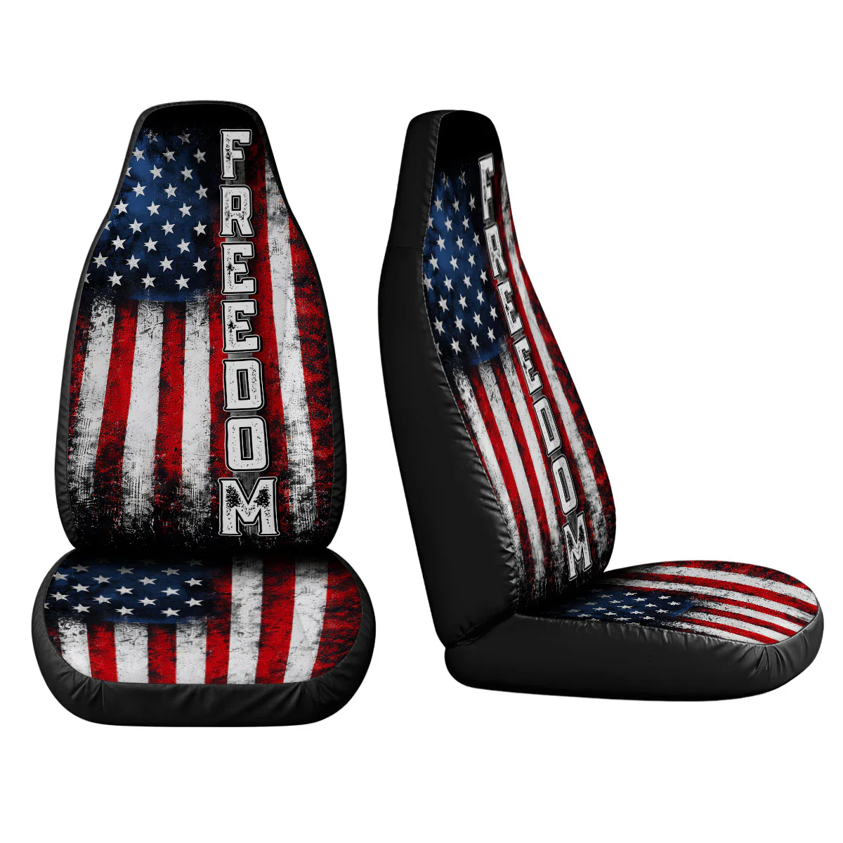 American Freedom - Personalized Custom Car Seat Cover - Image 4