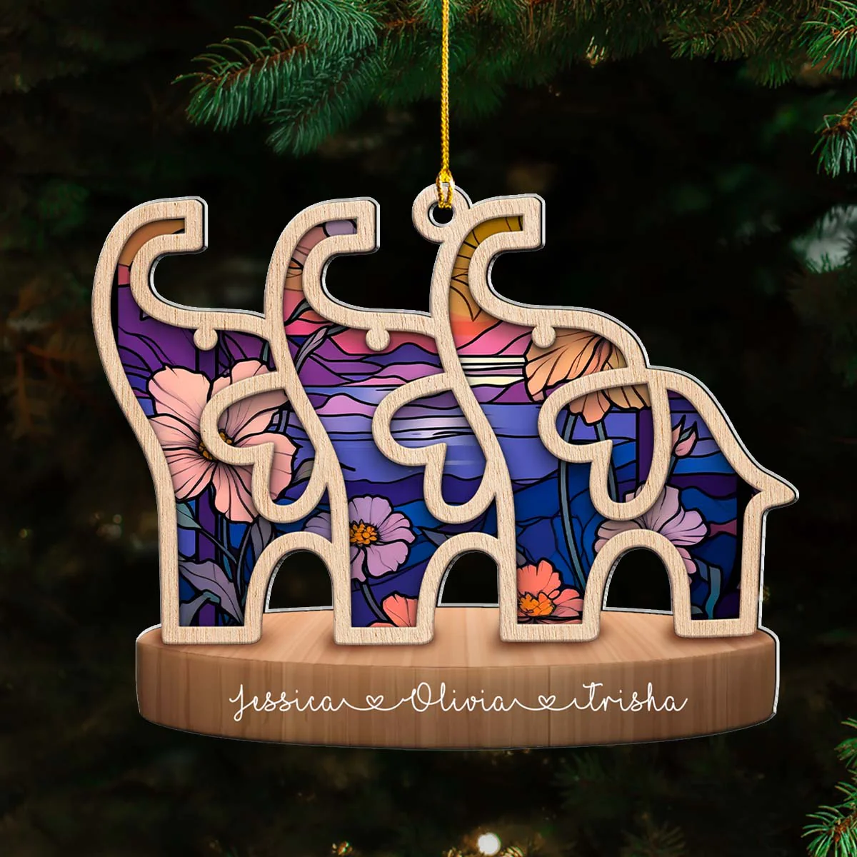 An Unbroken Bond - Personalized Custom 3D Effect Acrylic Ornament