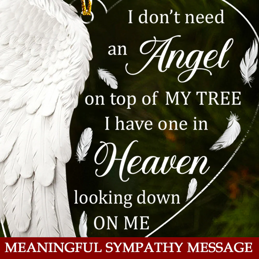 Angel In Heaven - Acrylic Ornament - Image 3