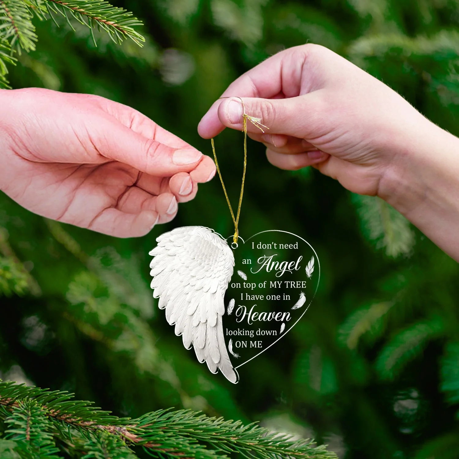 Angel In Heaven - Acrylic Ornament - Image 7