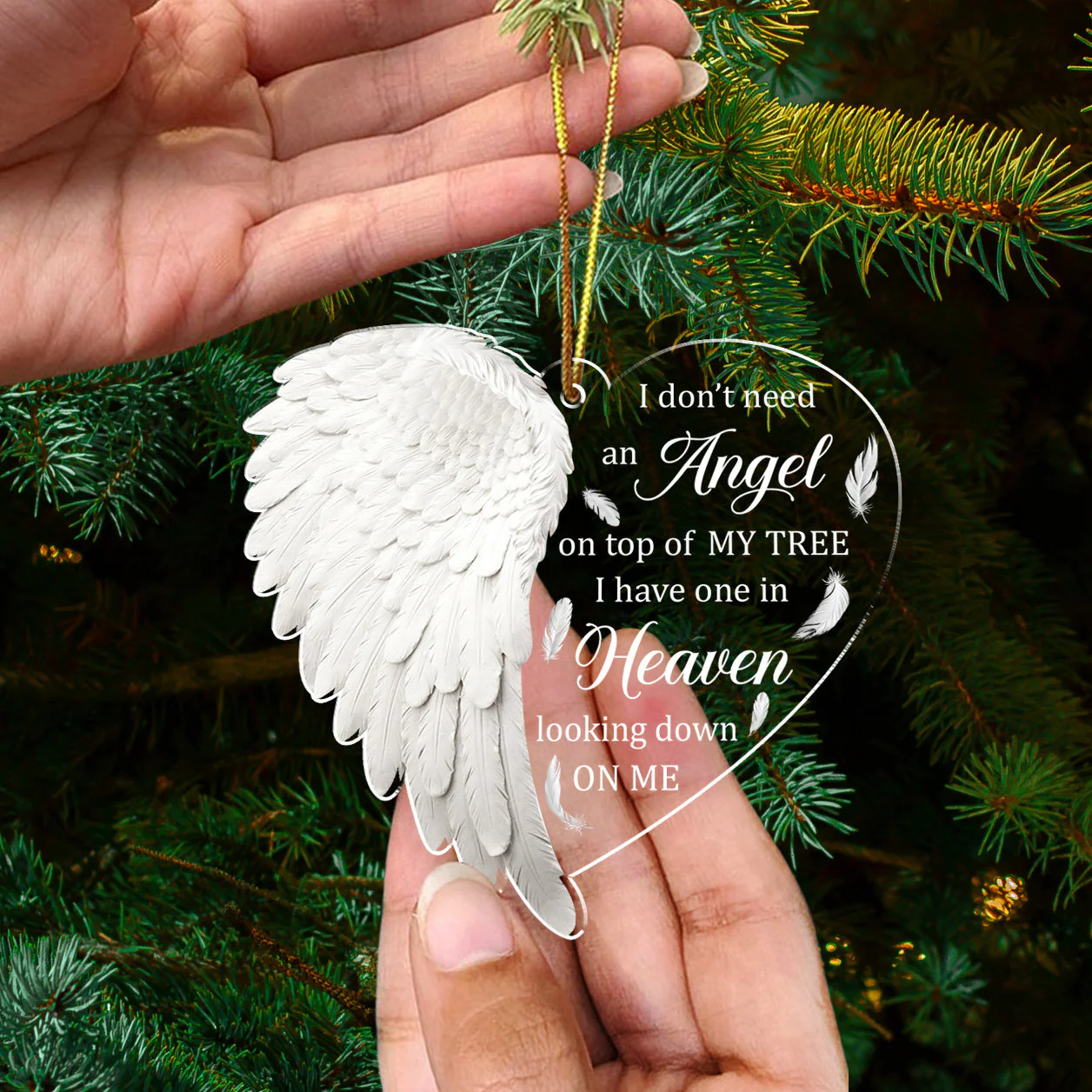 Angel In Heaven - Acrylic Ornament - Image 8