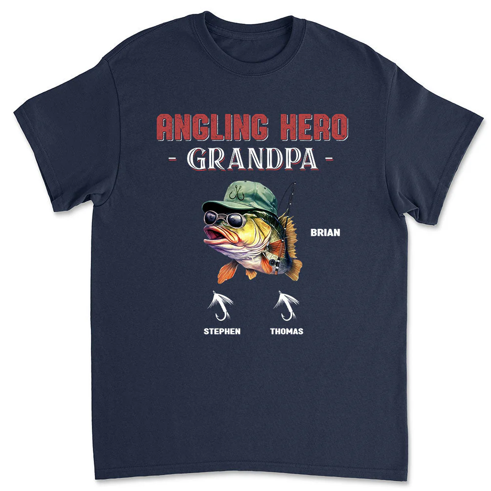 Angling Hero - Personalized Custom Shirt - Image 2