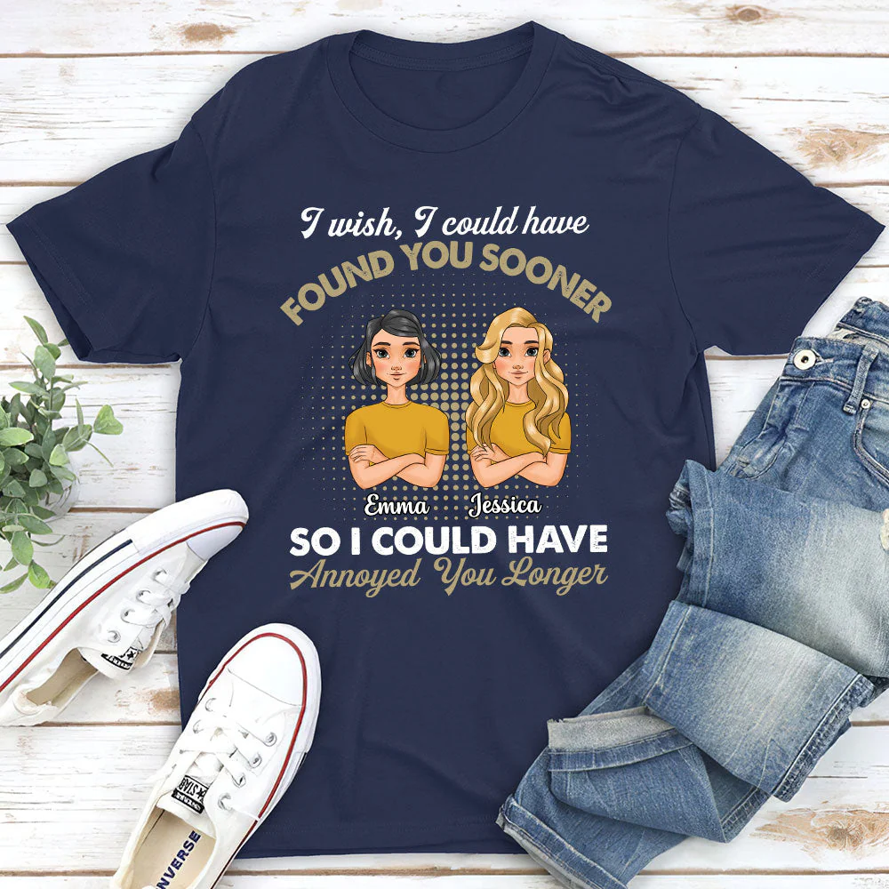 Annoyed You Longer - Personalized Custom Classic T-shirt - Image 2