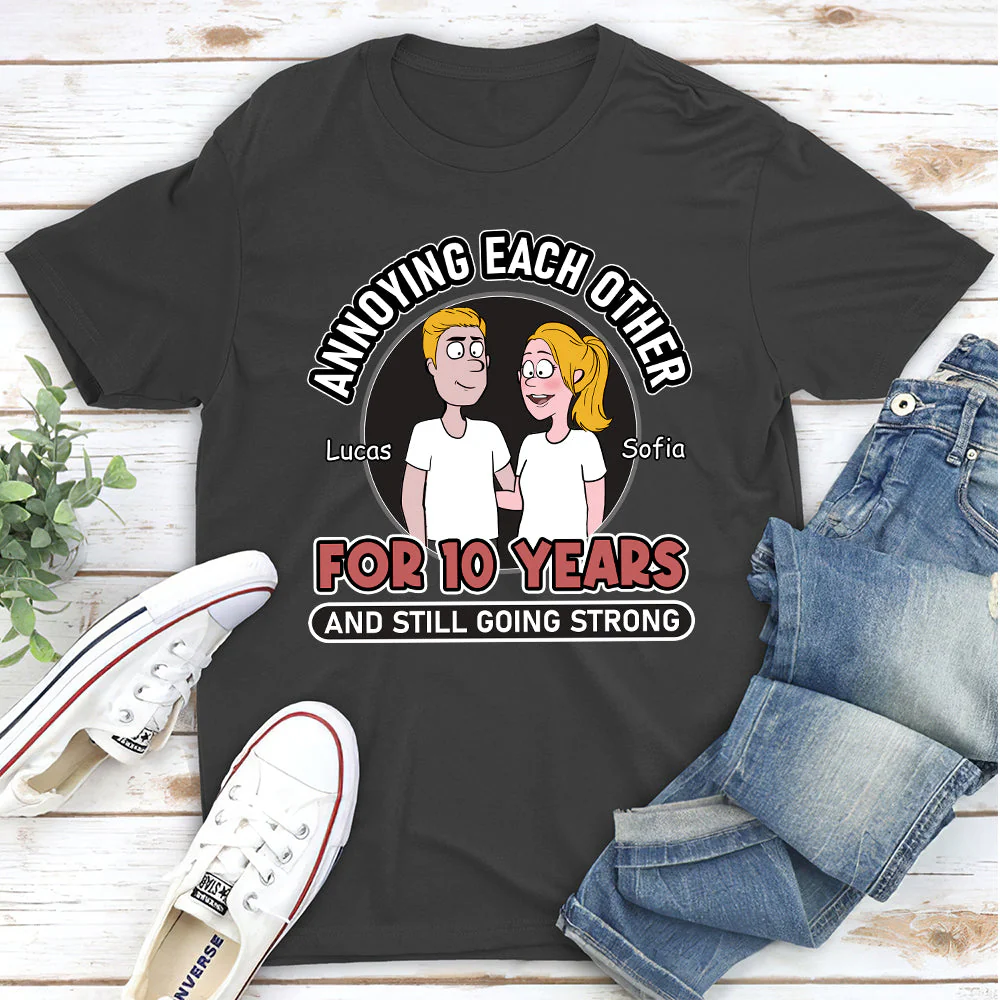 Annoying Couple - Personalized Custom Classic T-shirt - Image 2