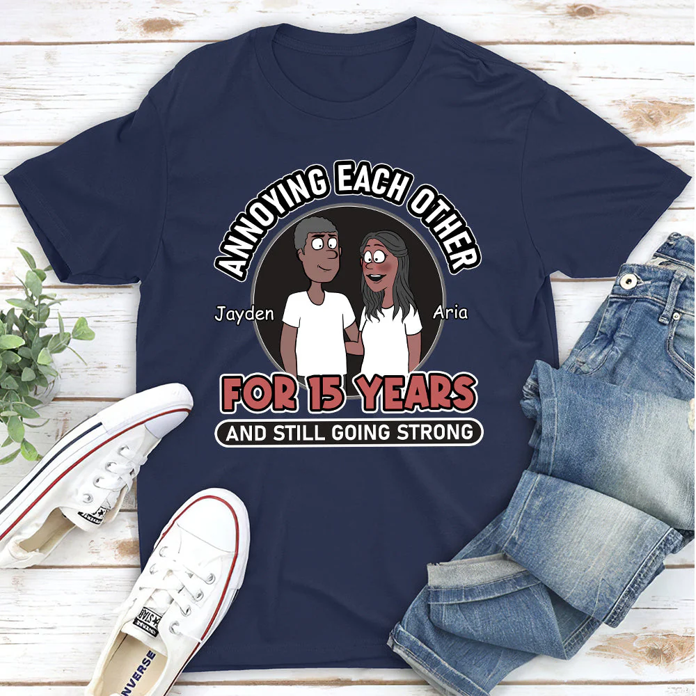 Annoying Couple - Personalized Custom Classic T-shirt - Image 4