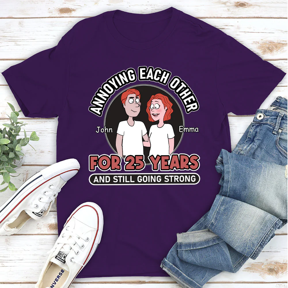 Annoying Couple - Personalized Custom Classic T-shirt - Image 5