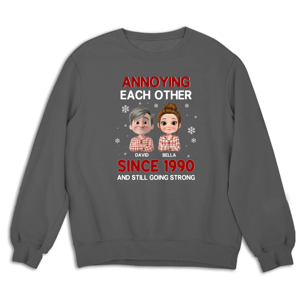 Annoying Each Other Christmas - Personalized Custom Shirt - Image 15
