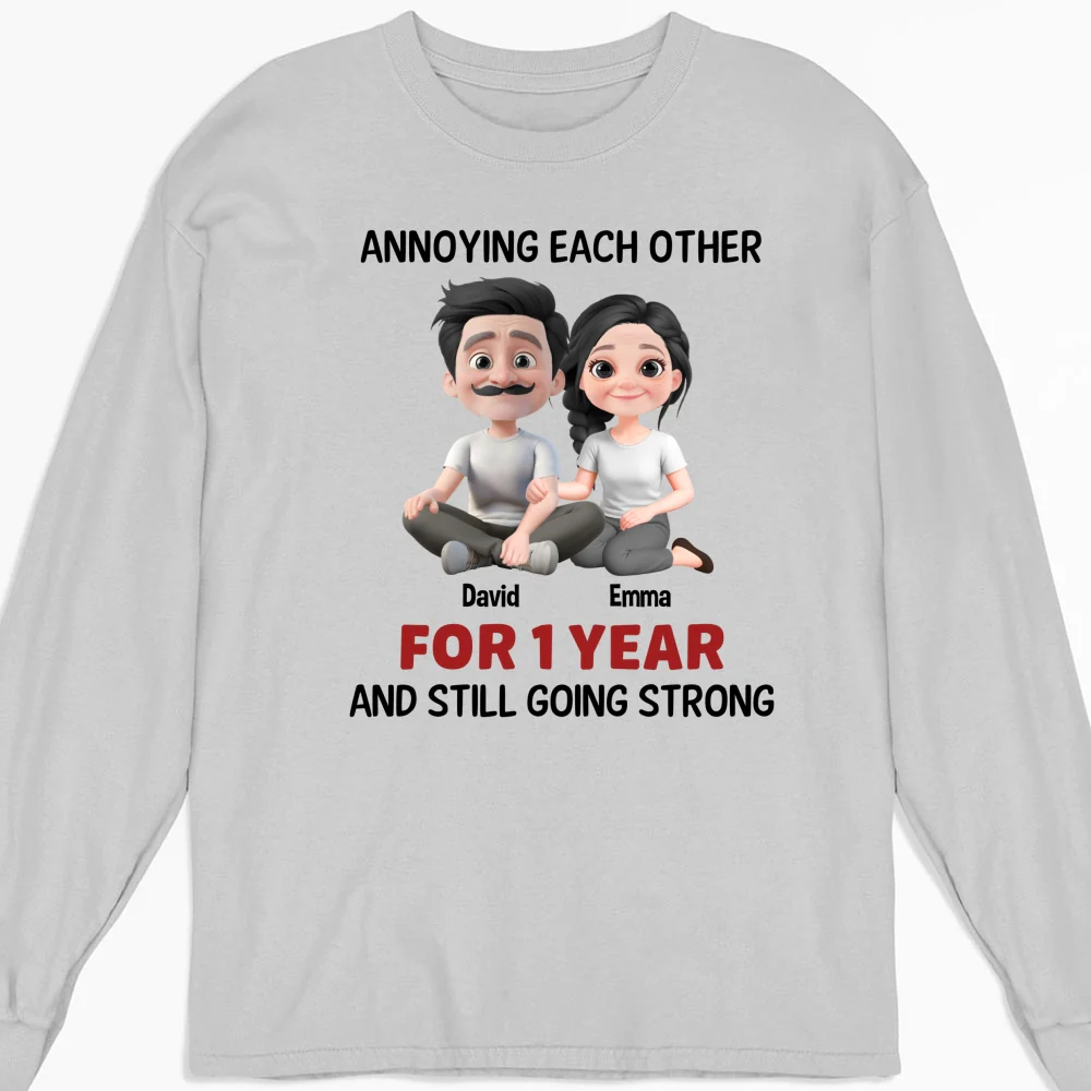 Annoying Each Other Couple - Personalized Custom Shirt - Image 11
