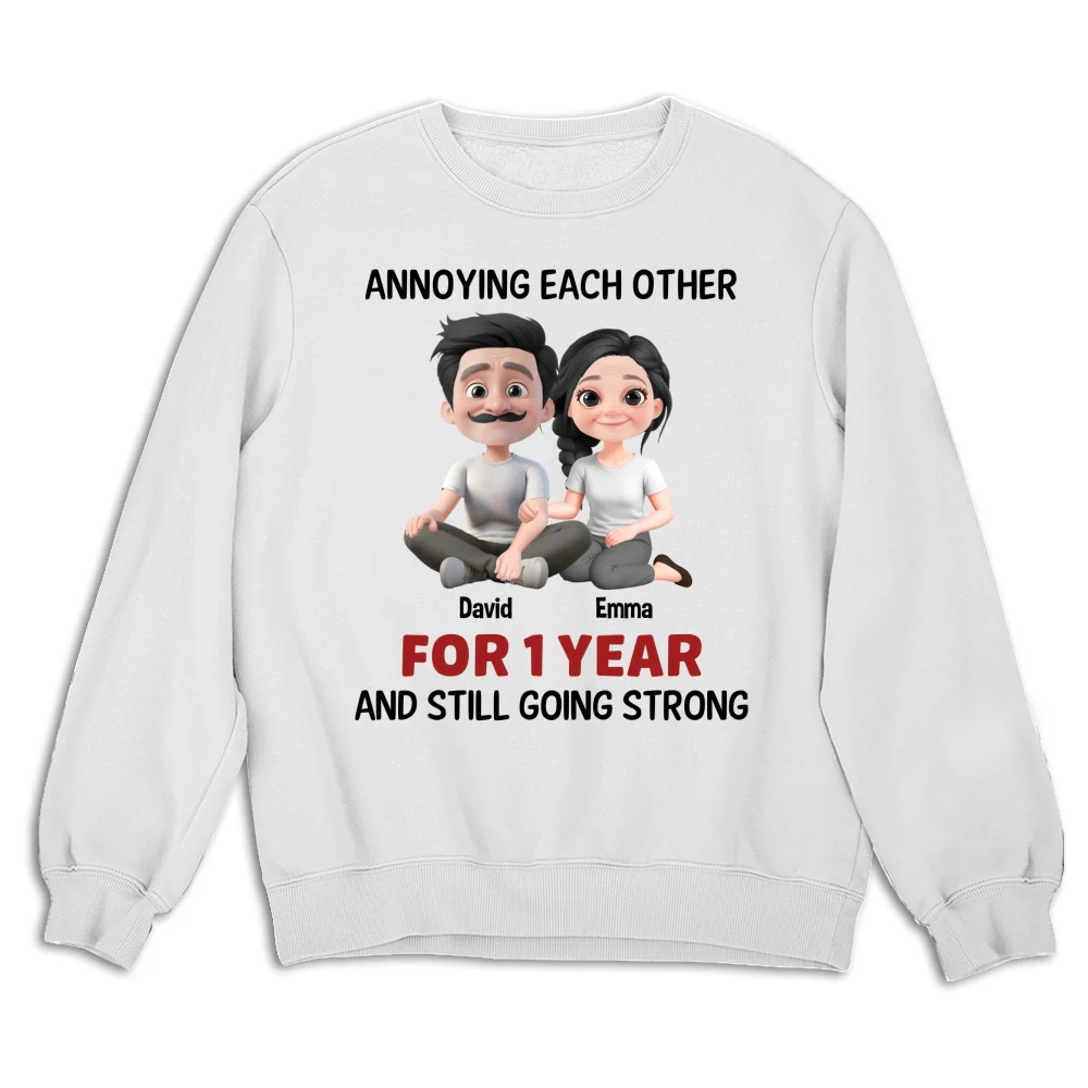 Annoying Each Other Couple - Personalized Custom Shirt - Image 13