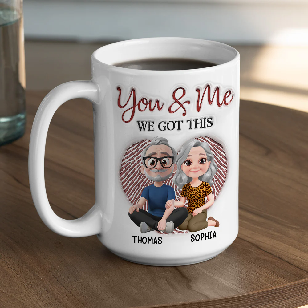 Annoying Each Other For Many Years - Personalized Custom 3D Inflated Effect Mug - Image 6