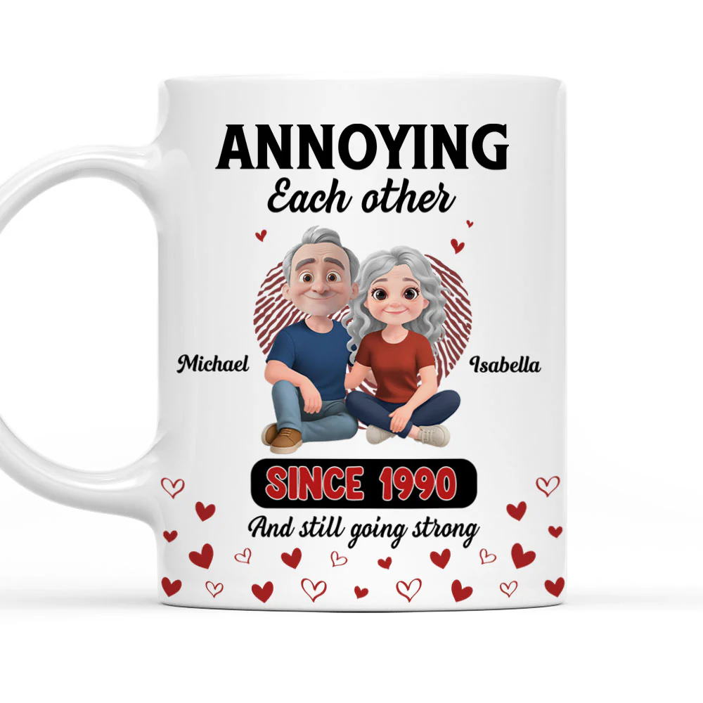 Annoying Each Other - Personalized Custom Coffee Mug