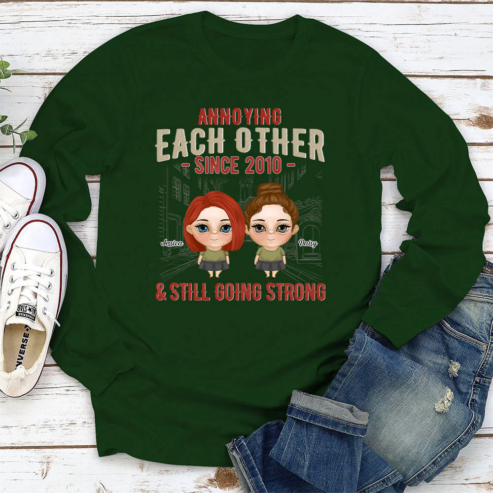 Going Strong Together - Personalized Custom Long Sleeve T-shirt - Image 3