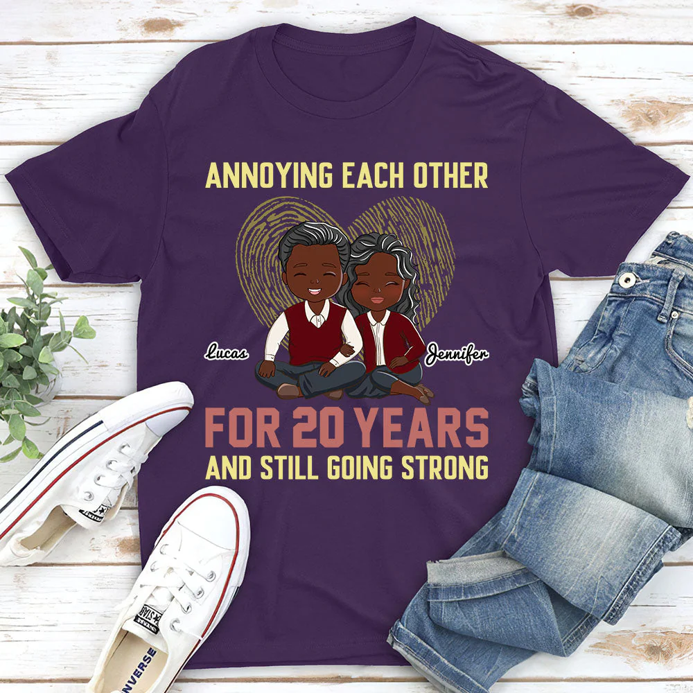 Annoying Each Other - Personalized Custom Classic T-shirt - Image 5