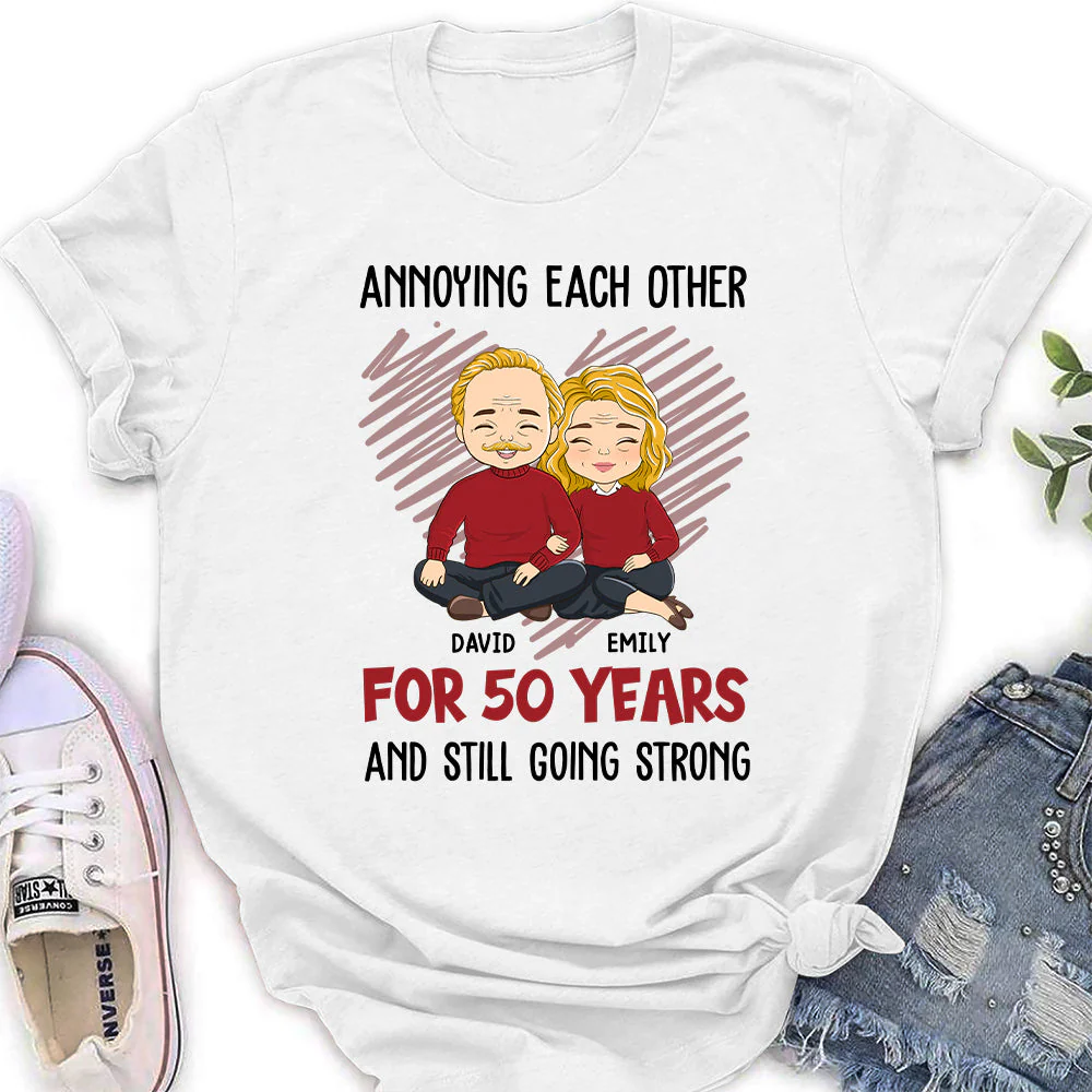 Annoying Each Other - Personalized Custom Women's T-shirt - Image 2