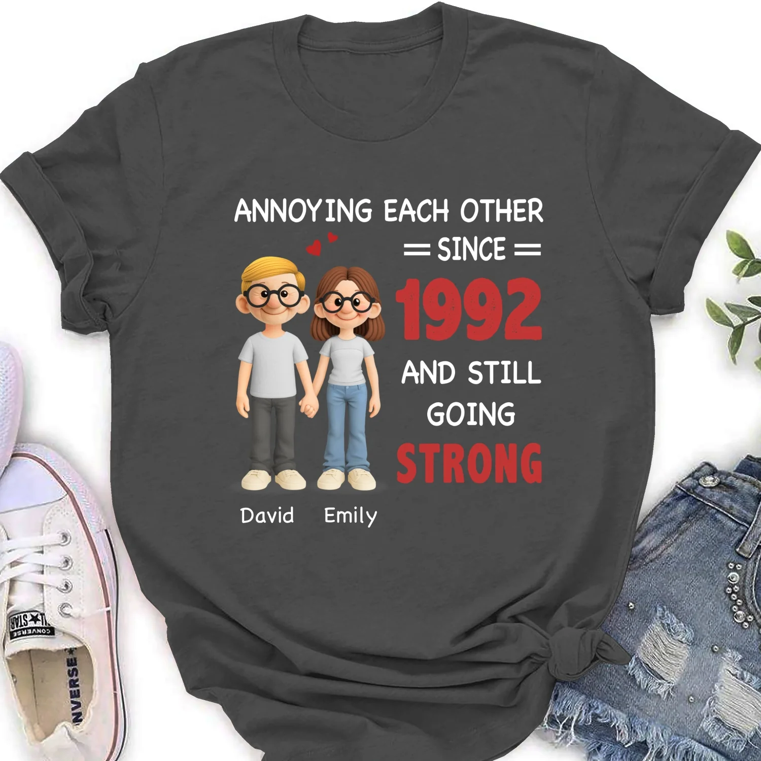 Annoying Each Other, Still Going Strong - Personalized Custom Shirt - Image 17
