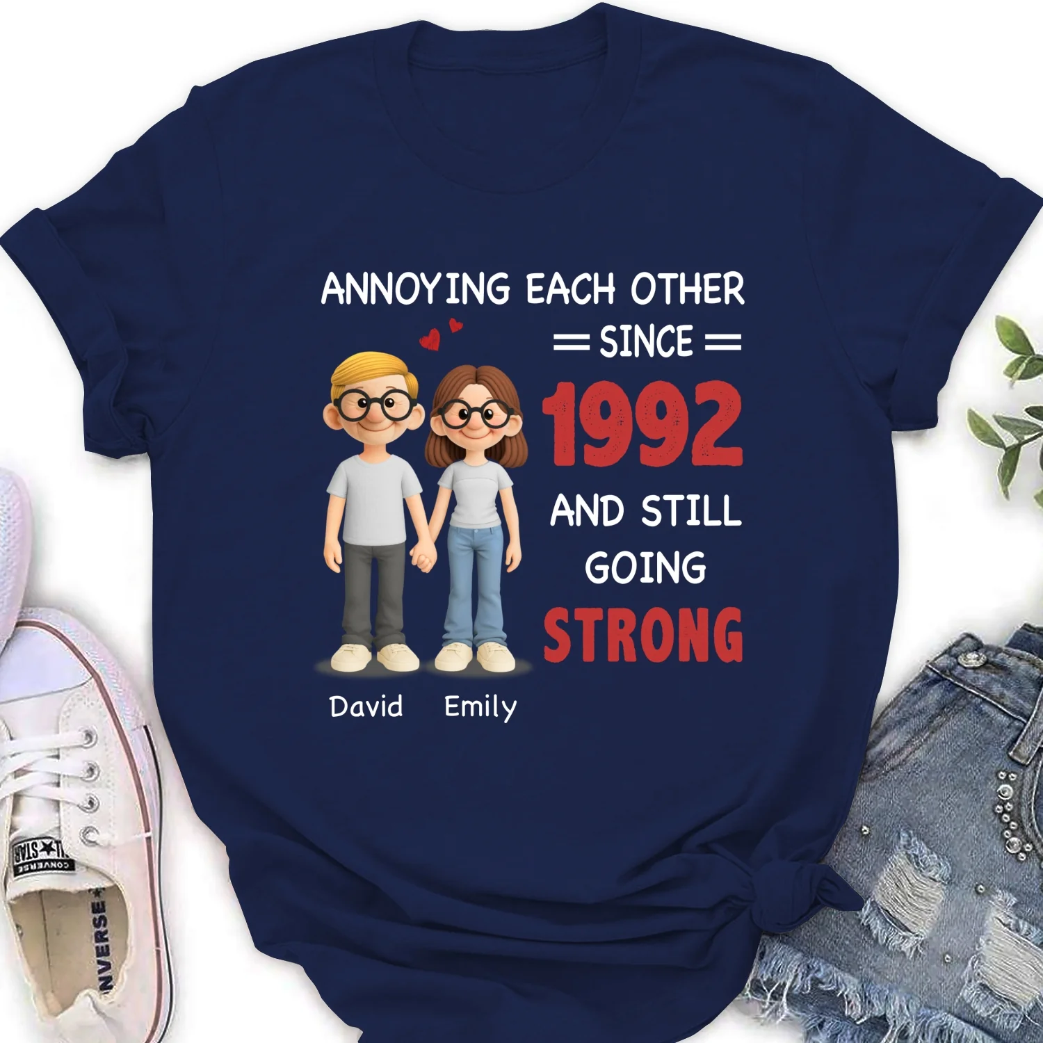Annoying Each Other, Still Going Strong - Personalized Custom Shirt - Image 18