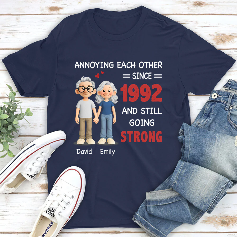 Annoying Each Other, Still Going Strong - Personalized Custom Shirt - Image 2