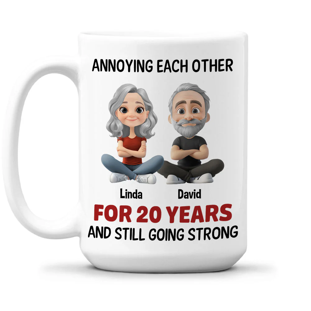 Annoying For Years Couple - Personalized Custom Coffee Mug - Image 5