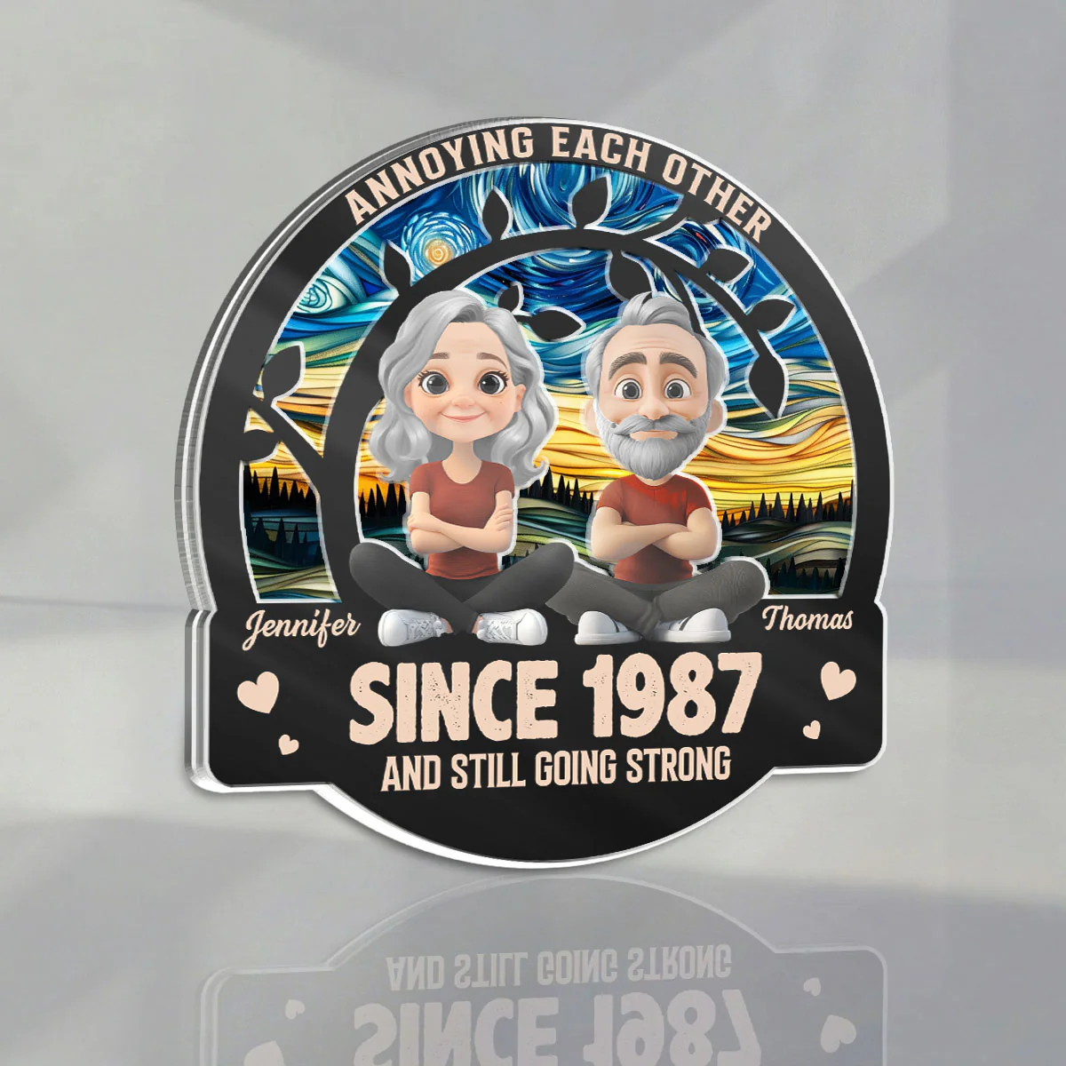 Annoying For Years - Personalized Custom Acrylic Car Visor Clip - Image 4