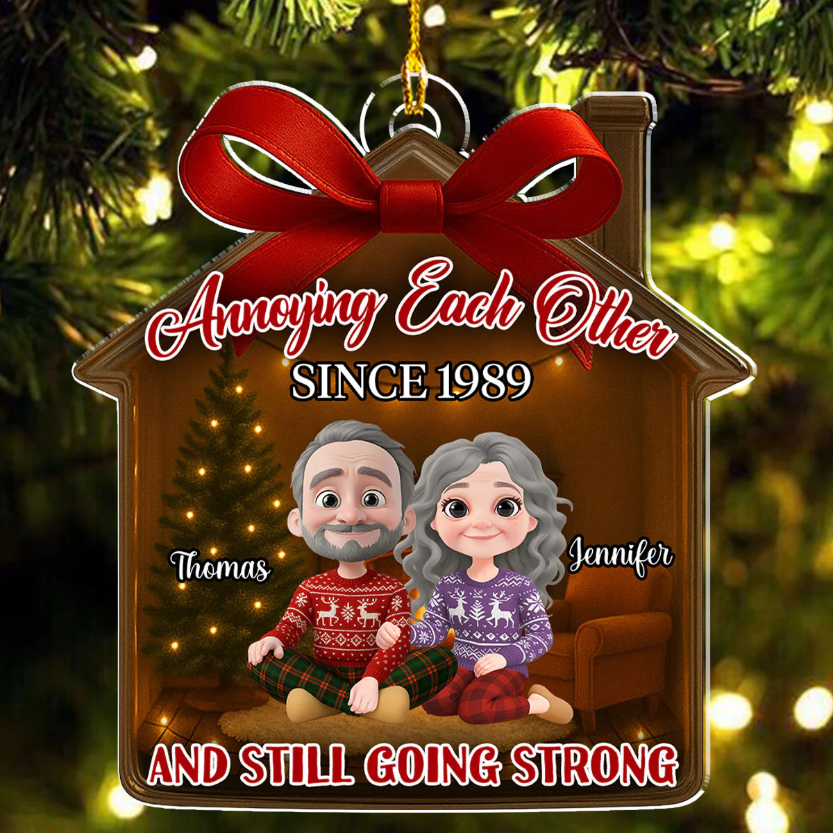 Annoying - Personalized Custom Acrylic Ornament - Image 3
