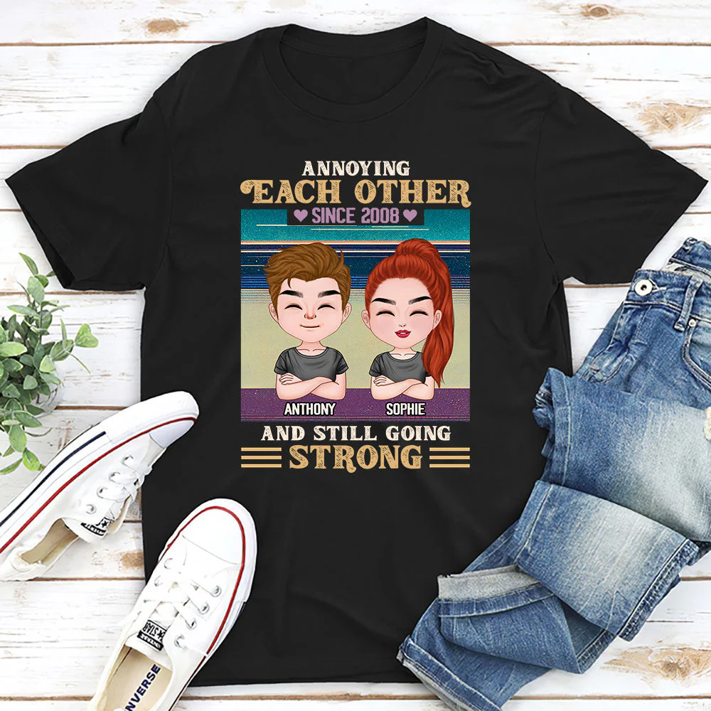 Annoying Since - Personalized Custom Classic T-shirt - Image 2