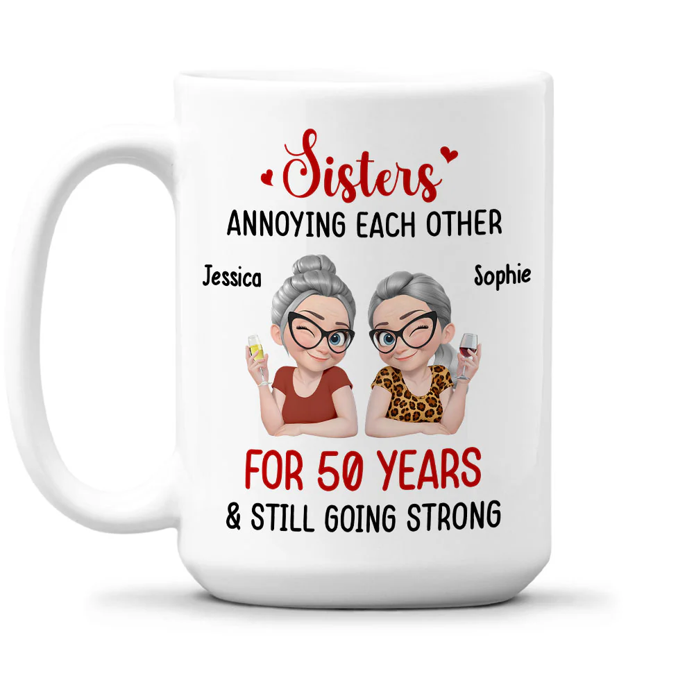Annoying Sister - Personalized Custom Mug - Image 2