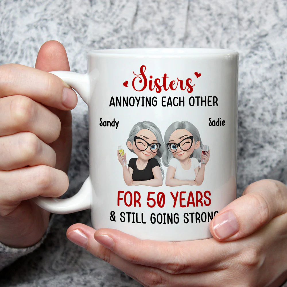 Annoying Sister - Personalized Custom Mug - Image 4