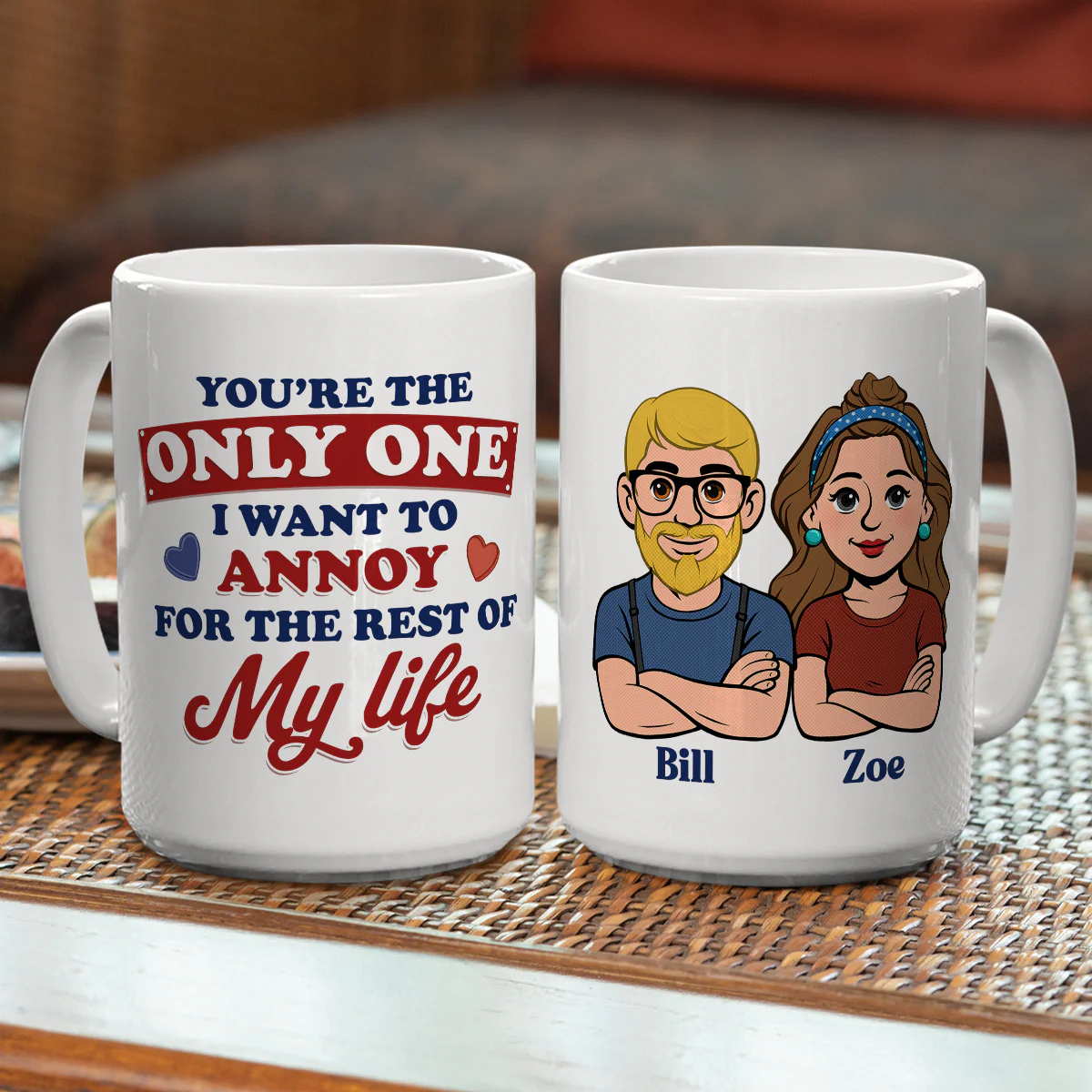 Annoying You Forever - Personalized Custom Coffee Mug  - Image 5