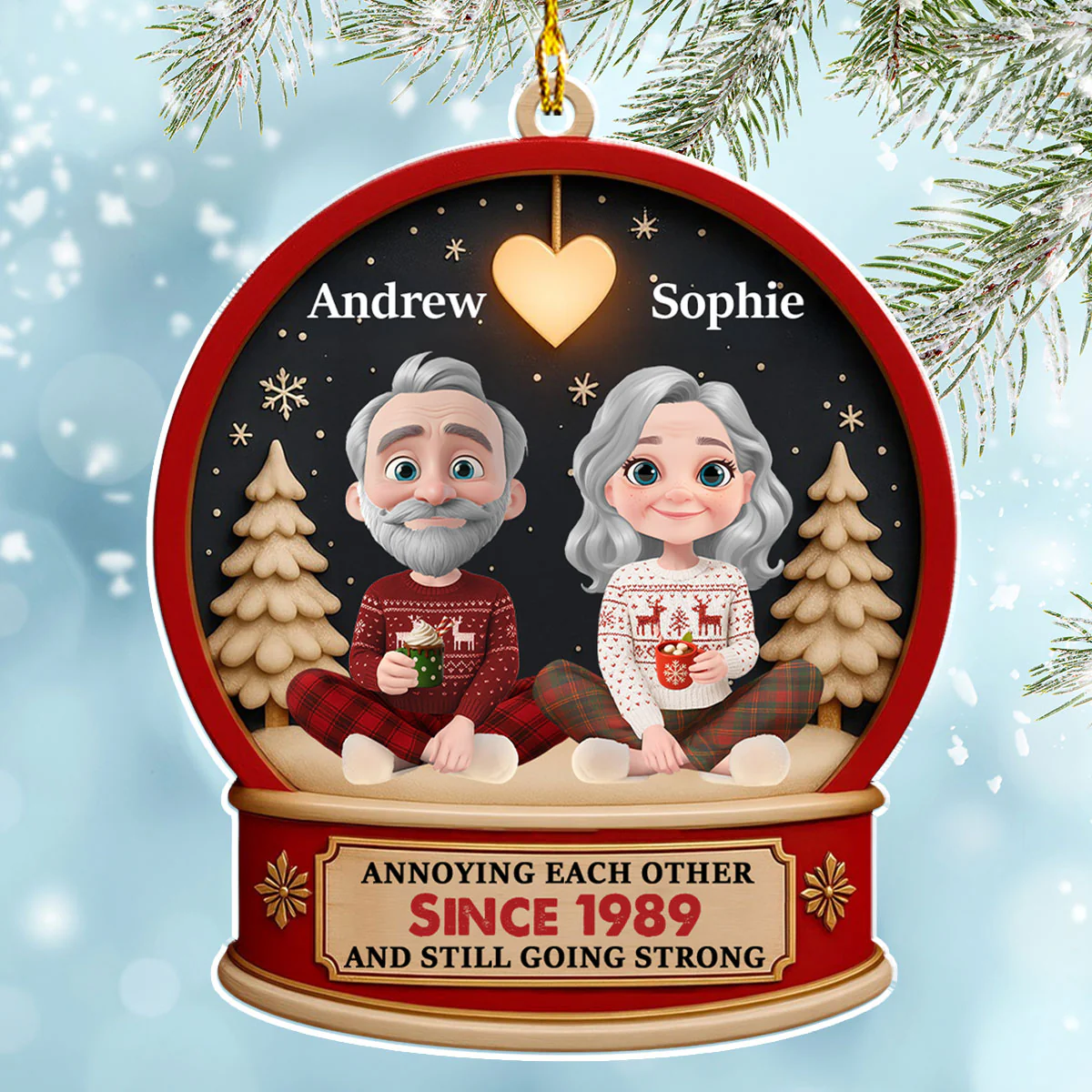 Annoying You - Personalized Custom Acrylic Ornament - Image 3