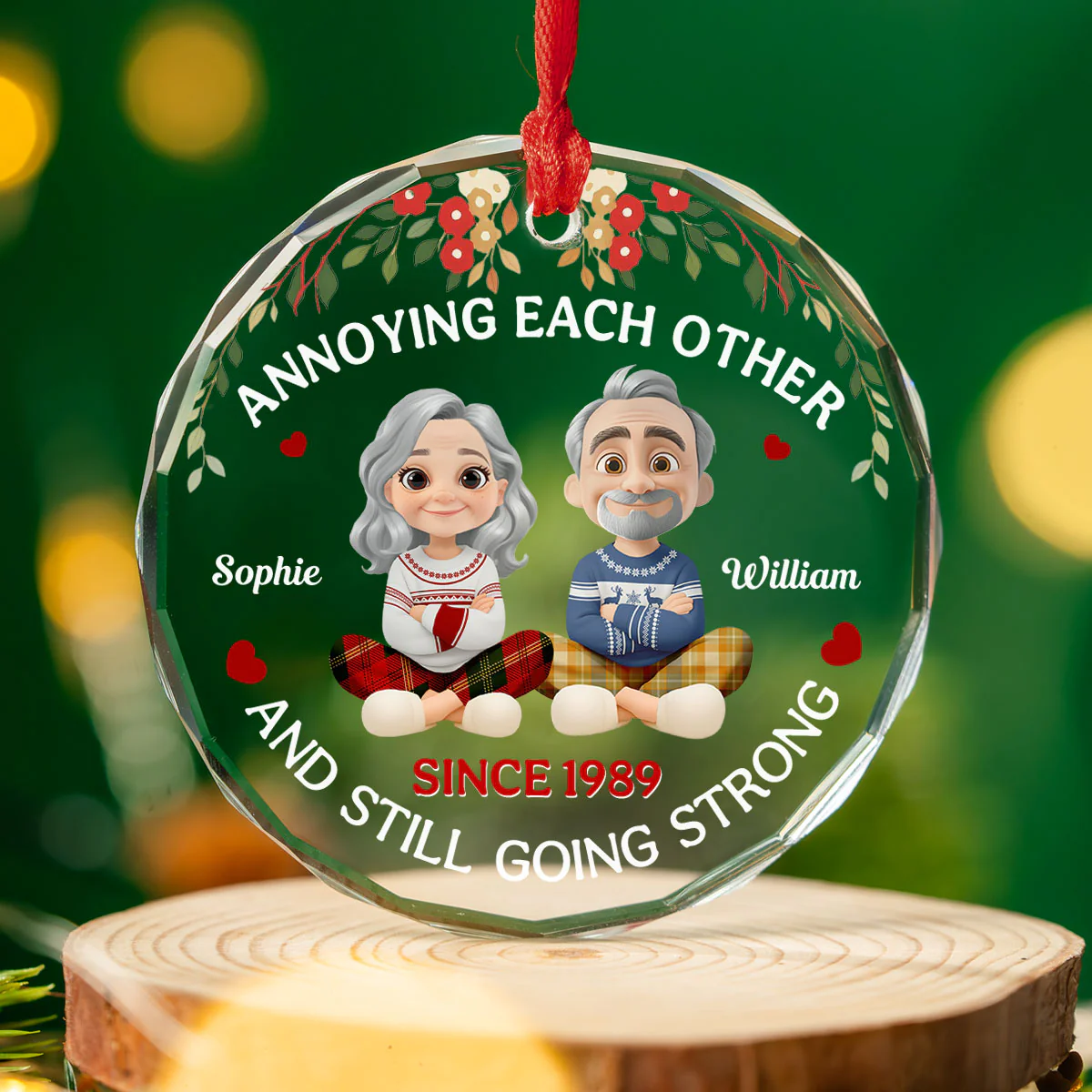 Annoying You - Personalized Custom Glass Ornament - Image 3