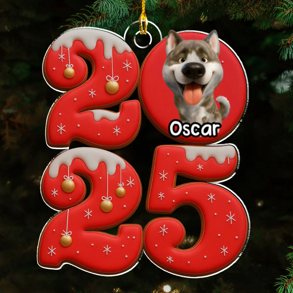 Another Year With You - Personalized Custom Acrylic Ornament - Image 6