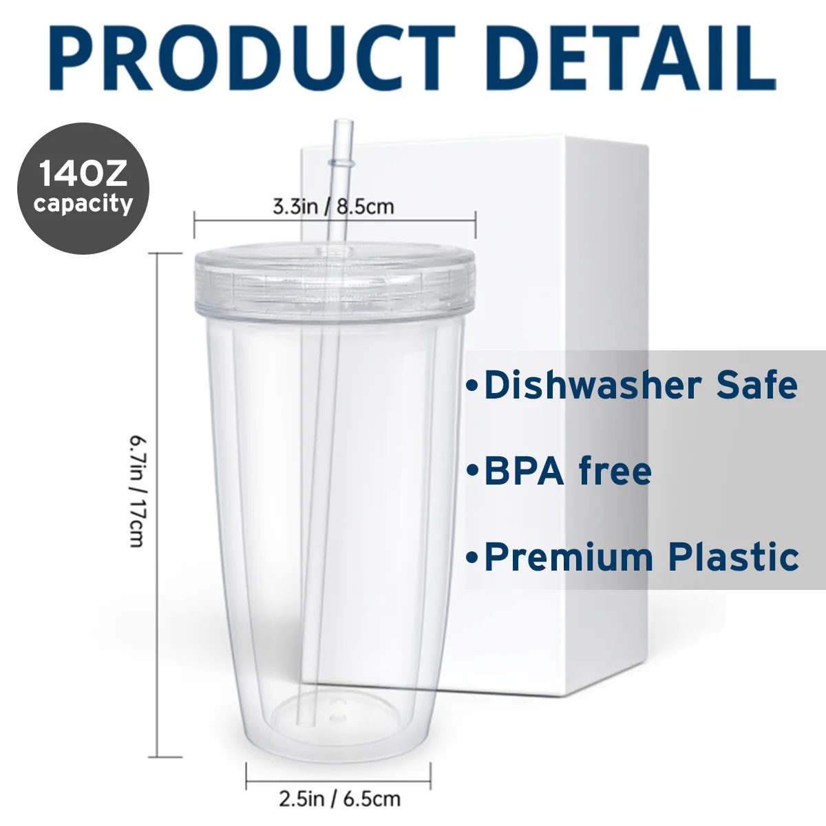 Are We Drunk - Personalized Custom 14oz Plastic Tumbler - Image 5